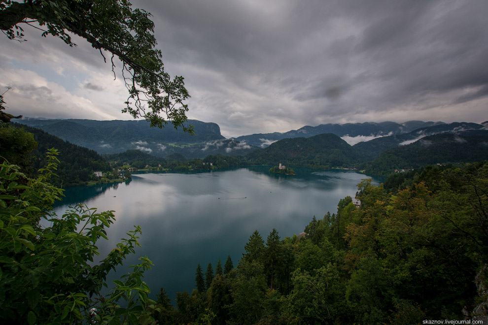 Озеро Блед в Словениии