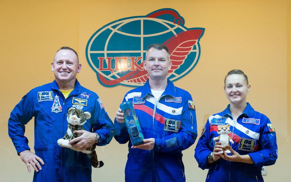 Традиционная пресс-конференция космонавтов, Байконур, 24 сентября 2014
