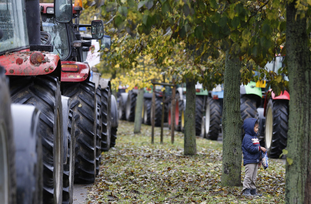 Фермерские тракторы, Страсбург, Франция