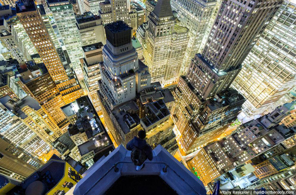 Экстремальные фотографии Нью-Йорка с высоты