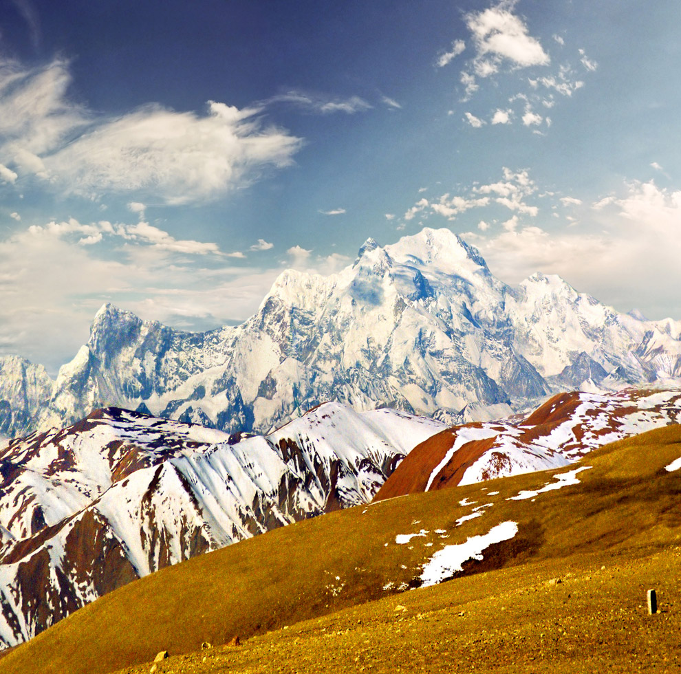 Гималаи с 7-километровой высоты
