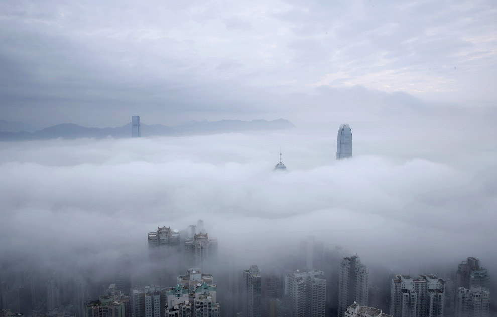 Облака в Гонконге