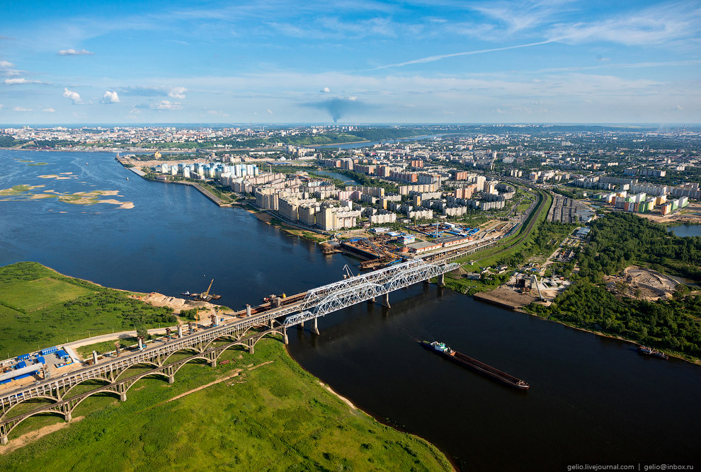 Борские мосты через реку Волгу и строительство нового волжского моста