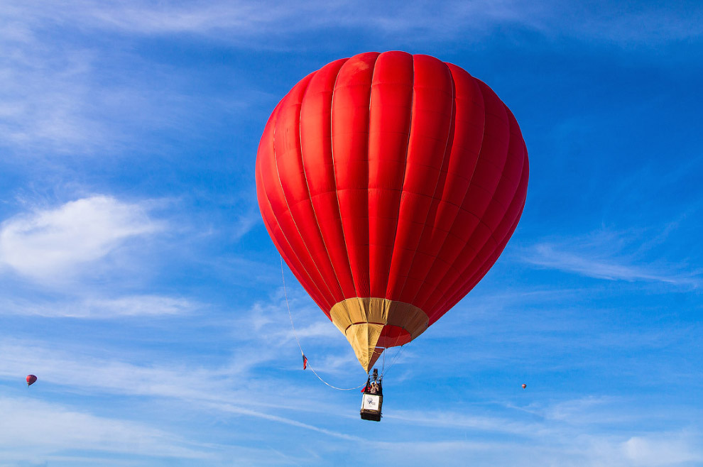 Фото летающих воздушных шаров