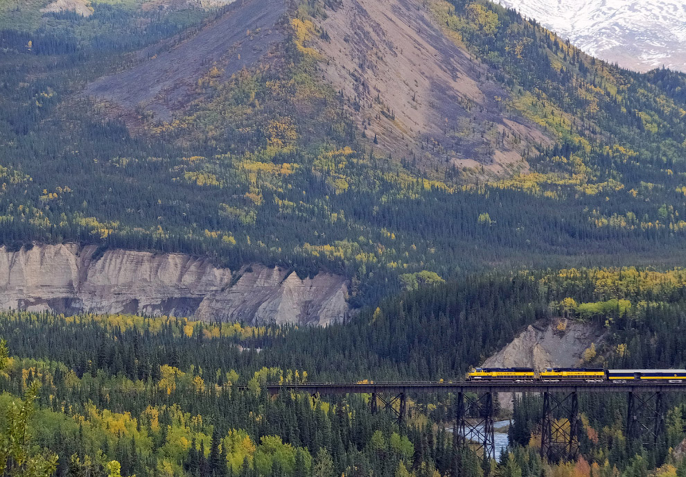 Дорога на Клондайк — самая красивая железная дорога Аляски