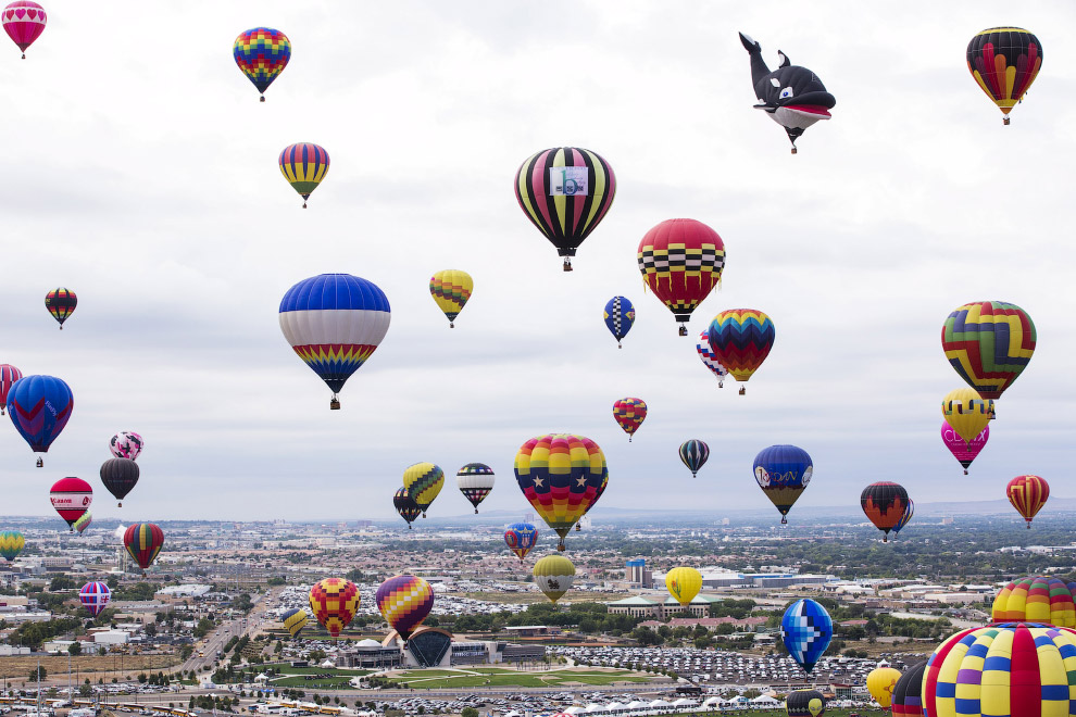 Фестивалей воздушных шаров в Альбукерке