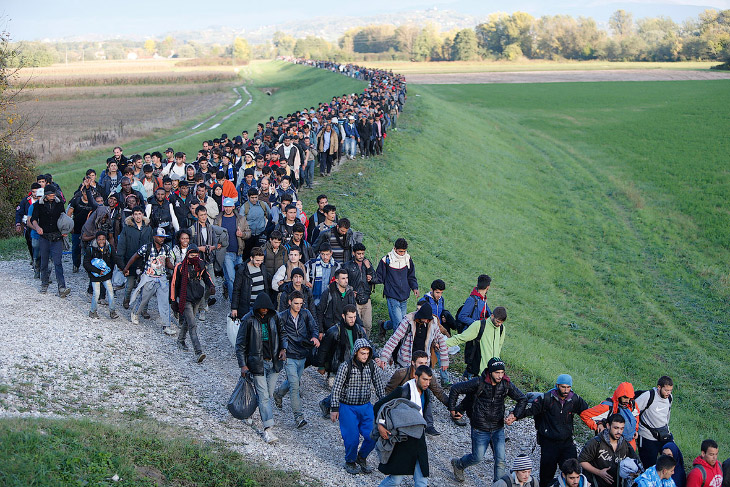 Сербия, Хорватия и Словения борются с реками мигрантов