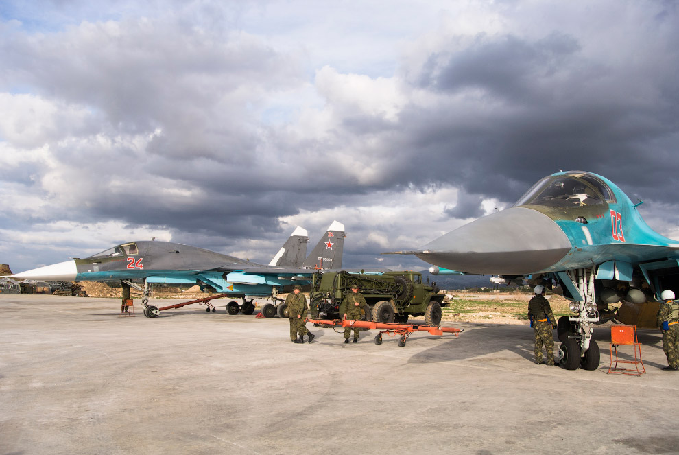 Авиационная база российских ВВС в Сирии