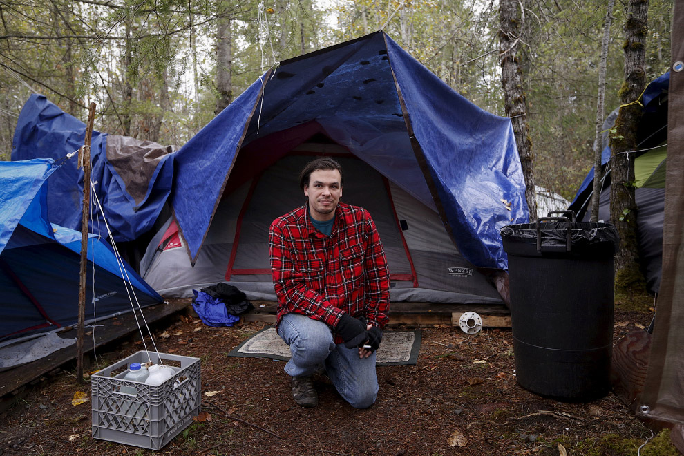 31-летний бездомный из Сиэтла, штат Вашингтон