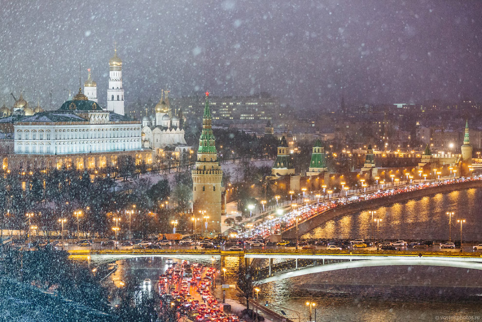 Кремль зимой.