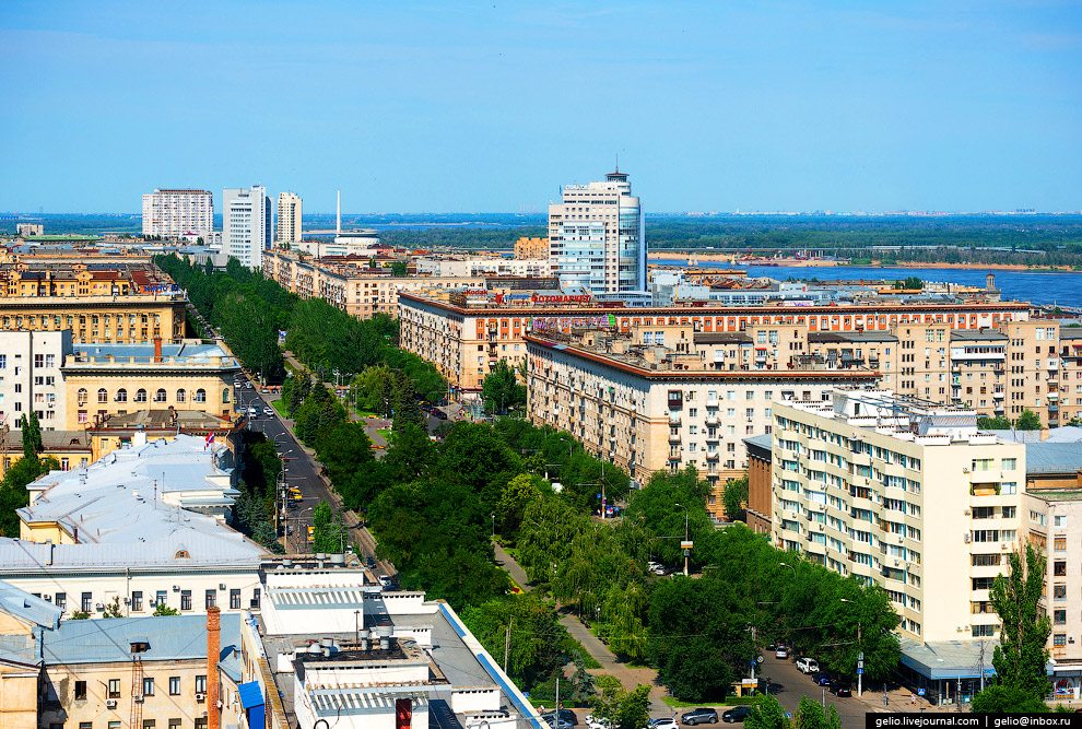 Проспект Ленина — главная улица Волгограда