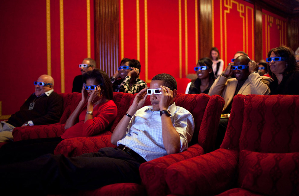 3D-фильм. В Белом доме есть свой кинотеатр