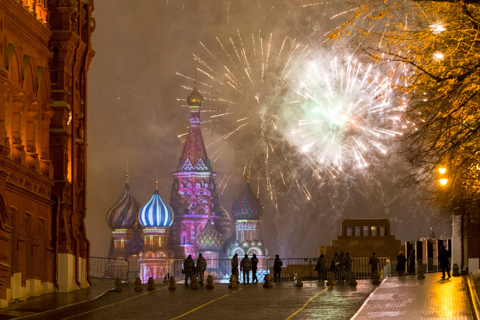 Встреча Нового года в Москве
