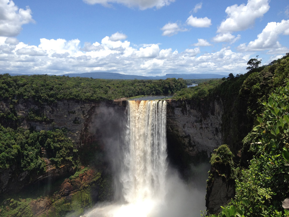Кайетур водопад, Гайана