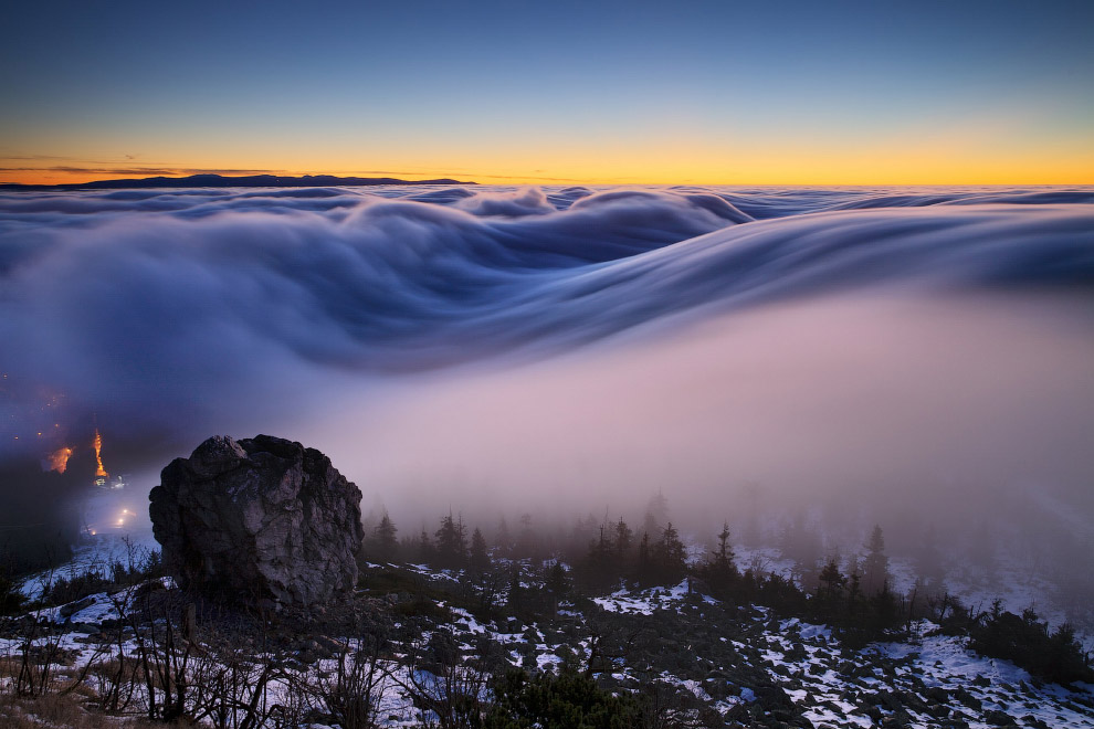 Красивейший туман в Чехии
