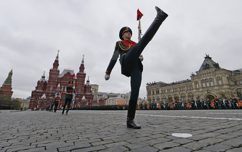 Начало Парада Победы на Красной площади