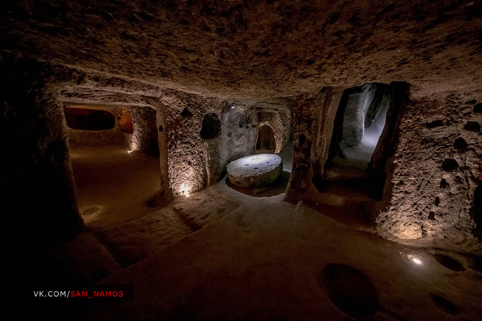 Деринкую — самый большой и самый глубокий подземный город Турции