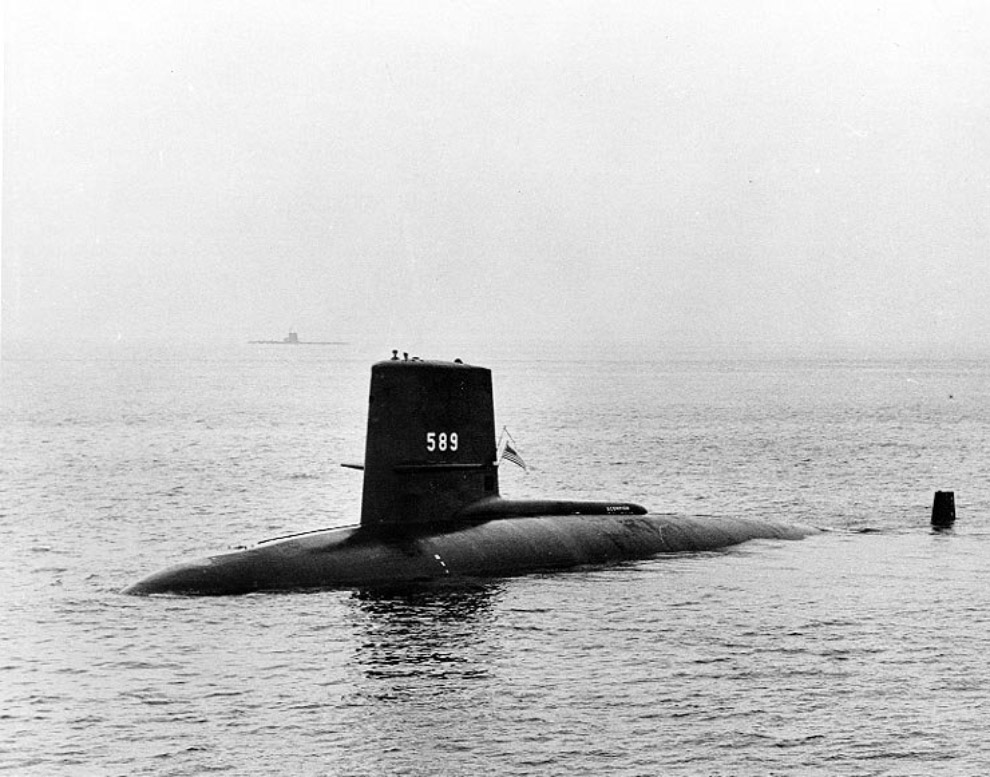 Американская USS Scorpion (SSN-589), 1968 год