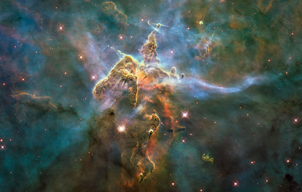 Туманность NGC 3372 в созвездии Киль