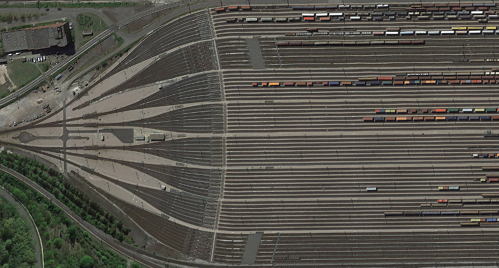 Крупнейшая сортировочная железнодорожная станция к югу от Гамбурга