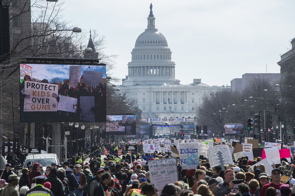 Марш против оружия в Вашингтоне