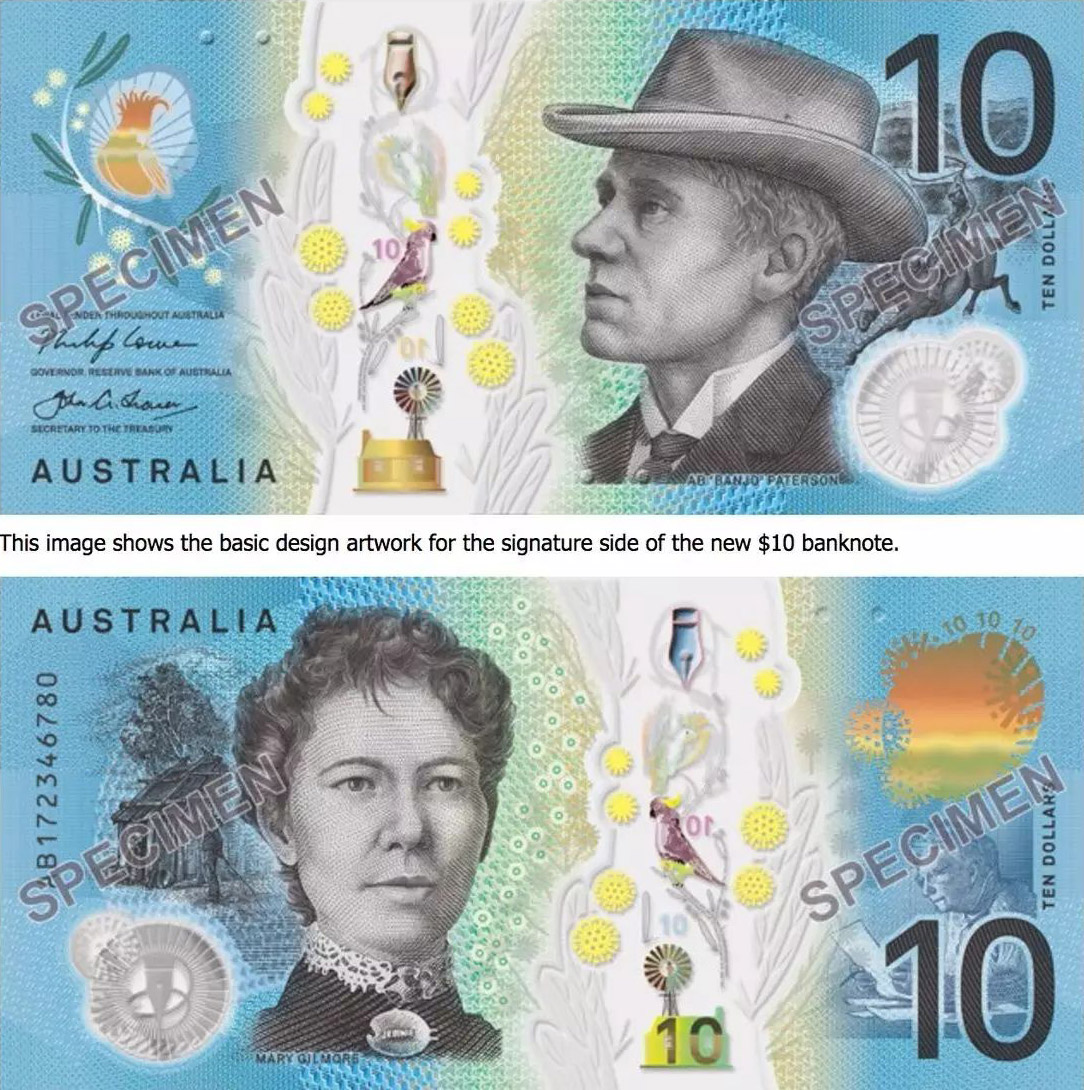 10 австралийских долларов