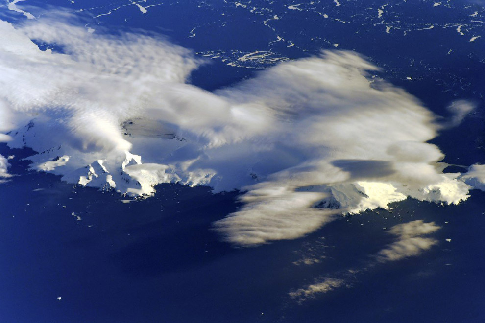 Южные Сандвичевы острова под облаками