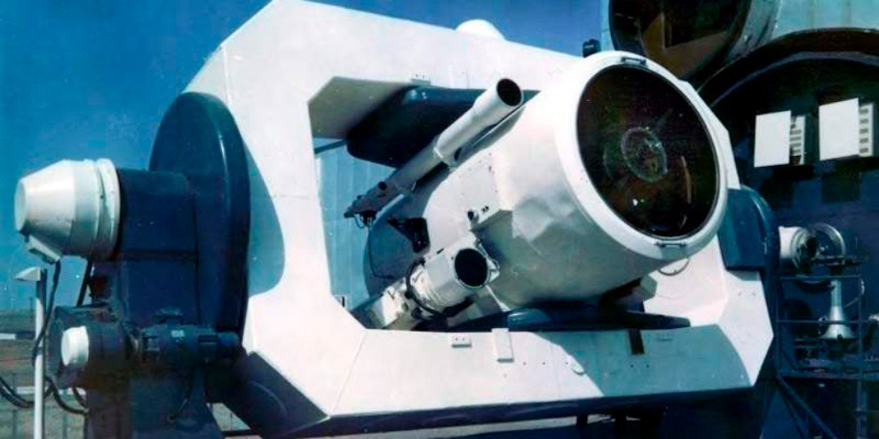 Телескоп ТГ-1 лазерного локатора ЛЭ-1, полигон Сары-Шаган