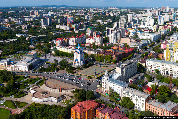 Комсомольская и Соборная площади