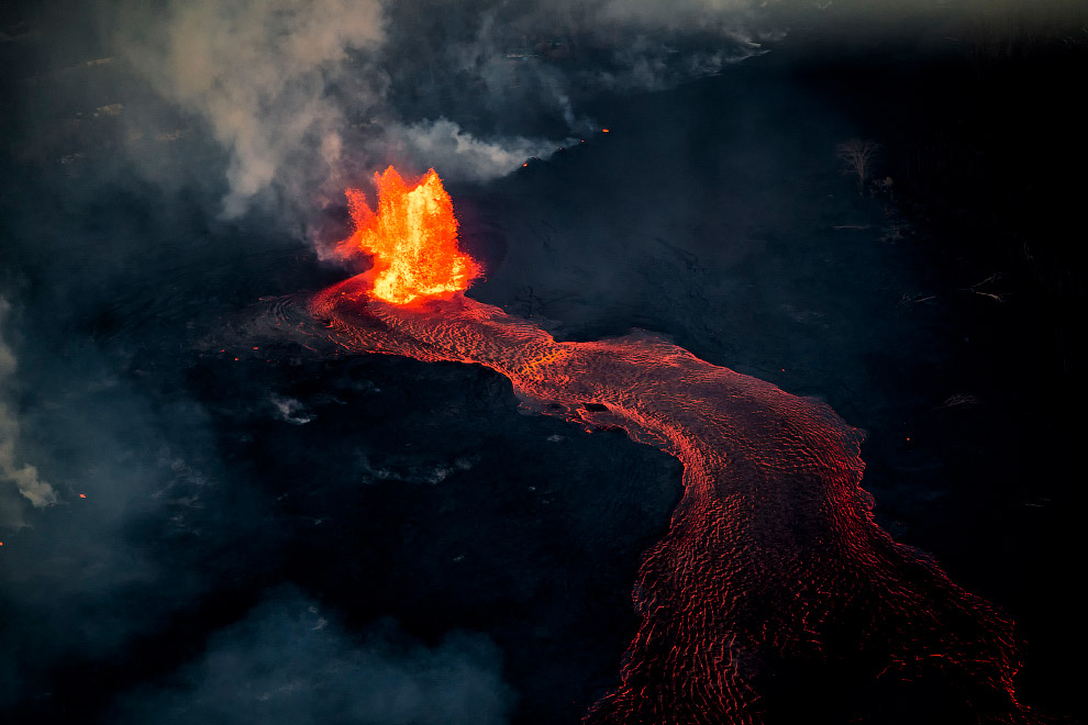 «Изрыгающий» вулкан Килауэа