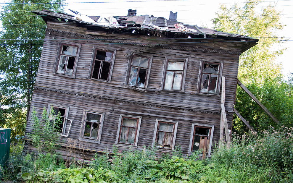 Деревянный дом в Архангельске