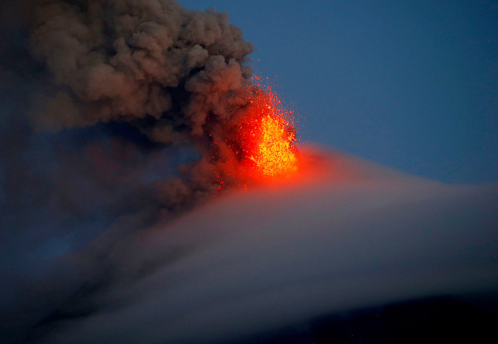 В январе на Филиппинах началось извержение вулкана Майон