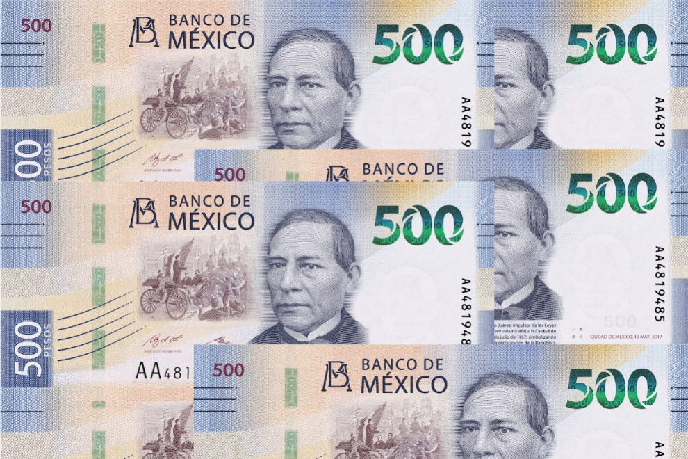 Мексиканские 500 песо