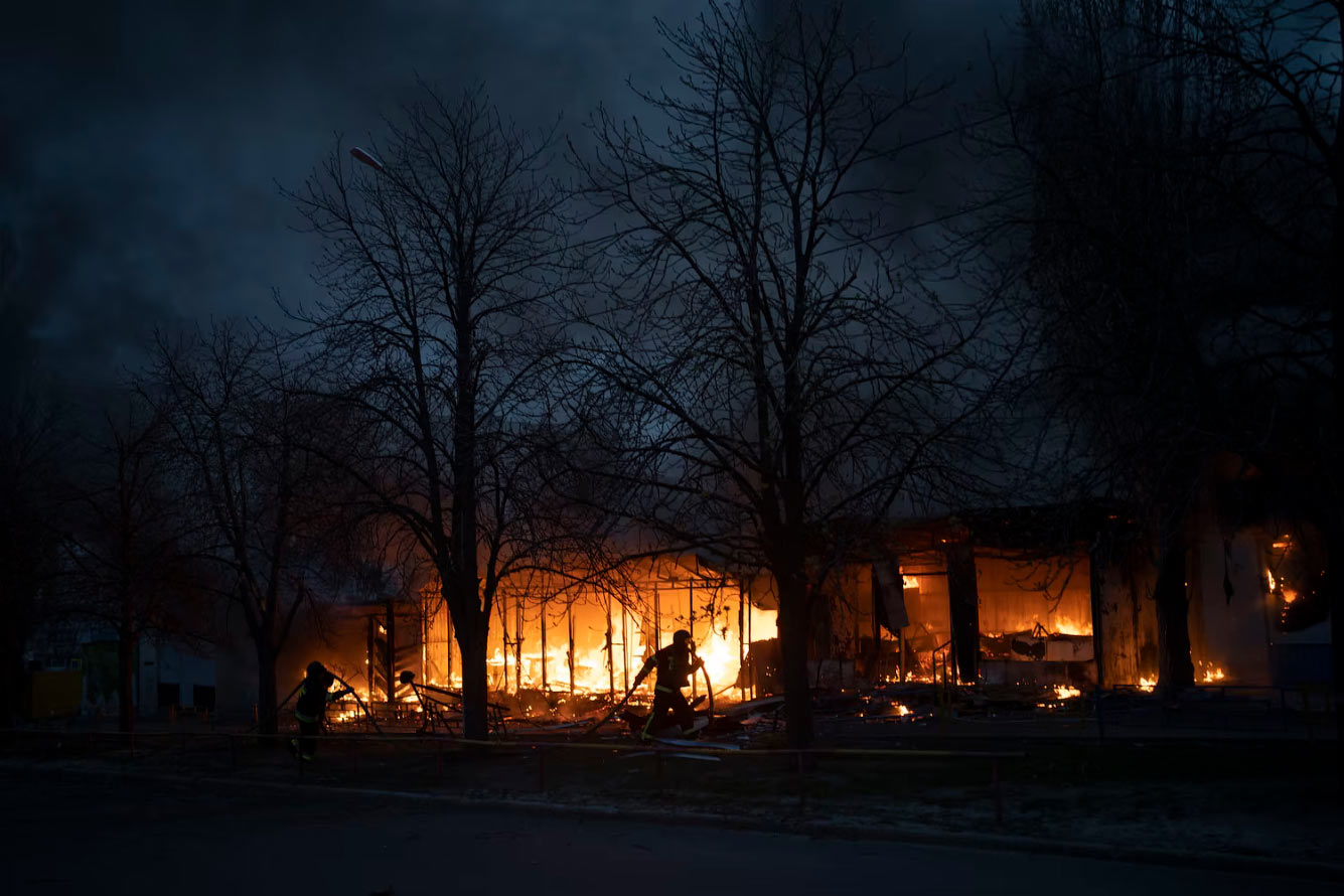 Пожары в магазинах в Харькове