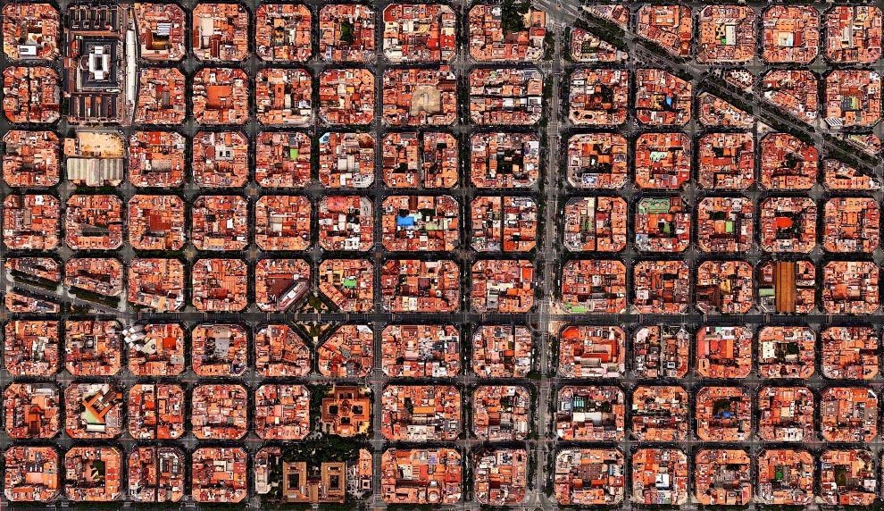 Жилые кварталы в Барселоне, Испания