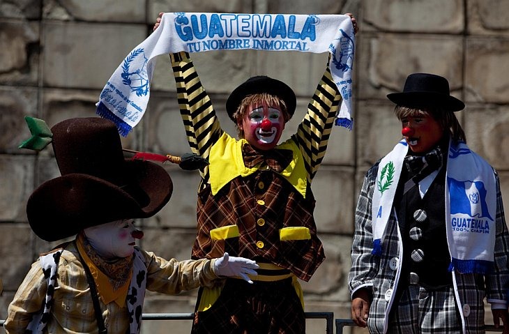 Всемирный съезд клоунов в Мексике