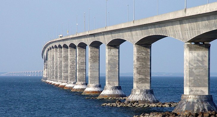 Мост Конфедерации, остров Принца Эдуарда, Канада