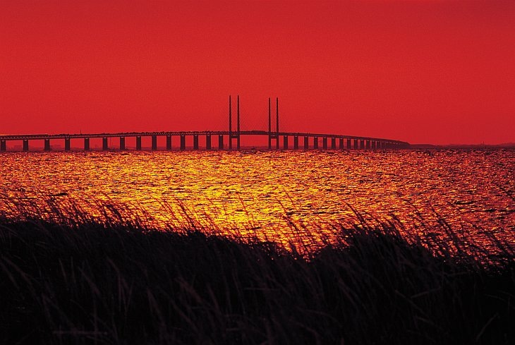 Мост Орезунд, Дания, Швеция